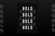 Displayed Modern Vintage Logo Font, a Sans Serif Font by Andika Fez (Thumbnail 3 of 7)