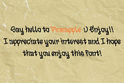 Pineapple Handwritten Font, a Handwritten Font by Ruddean2109 (Thumbnail 10 of 10)