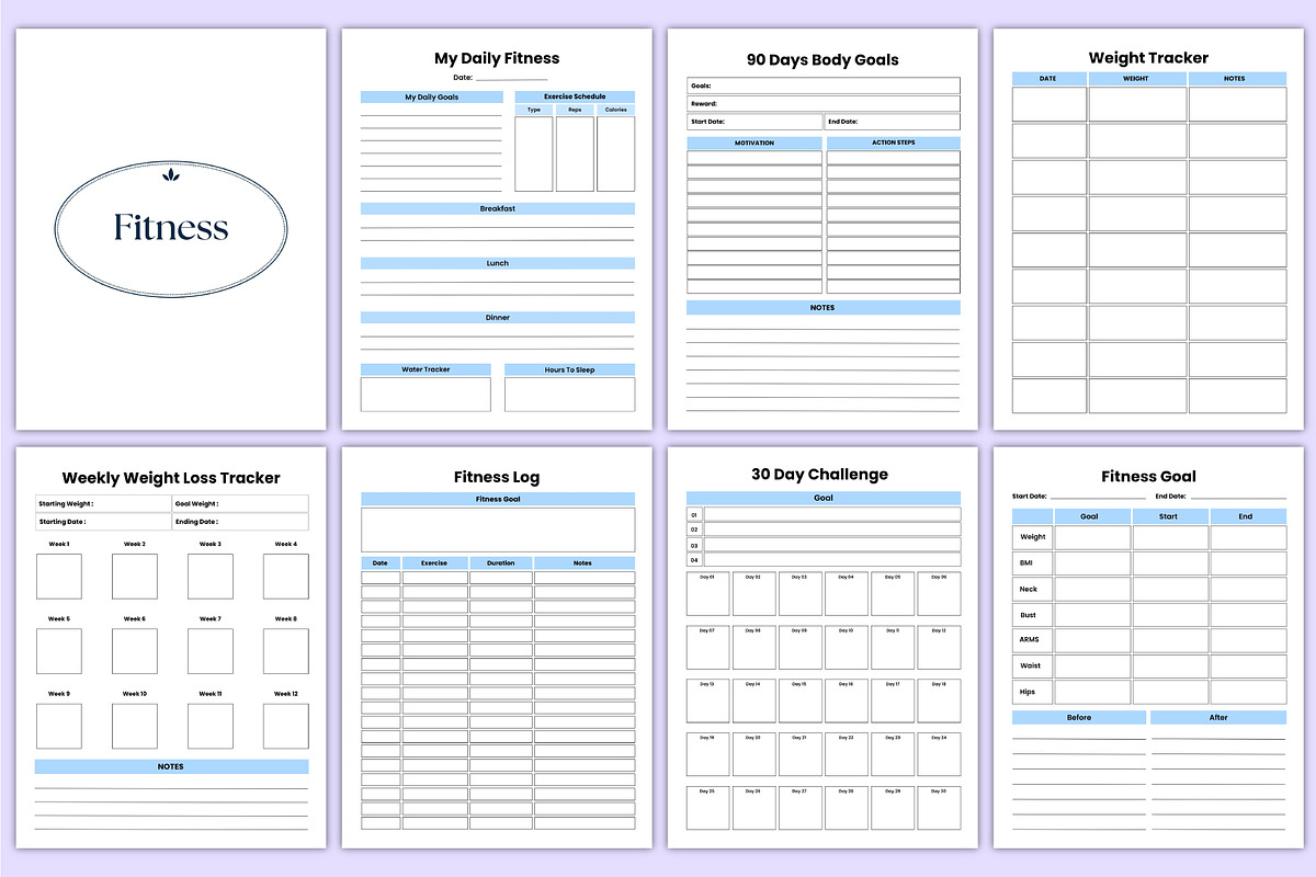 Complete Life Planning Organizer Kdp, a Stationery Template by Mustafiz (Photo 9 of 9)