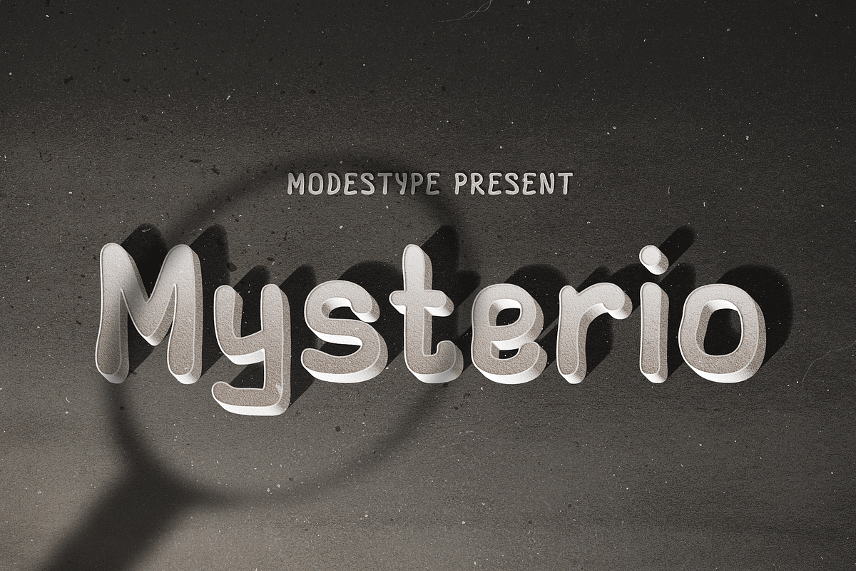 Mysterio - Crime Solving Comic Font, a Sans Serif Font by Modestype Studio (Photo 1 of 11)