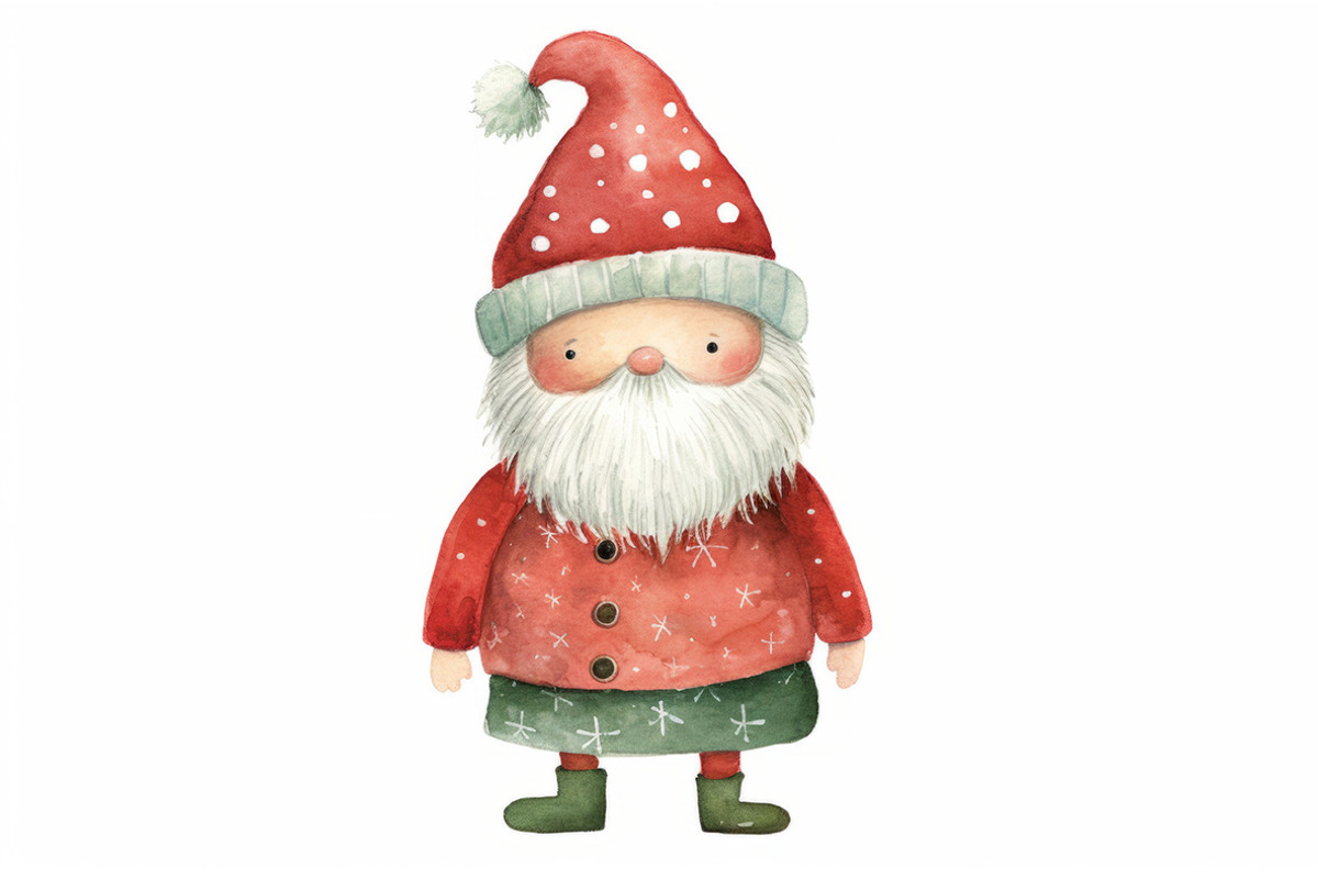 44 Cute Santas, a Seasonal Illustration by Handmadefont (Photo 5 of 12)