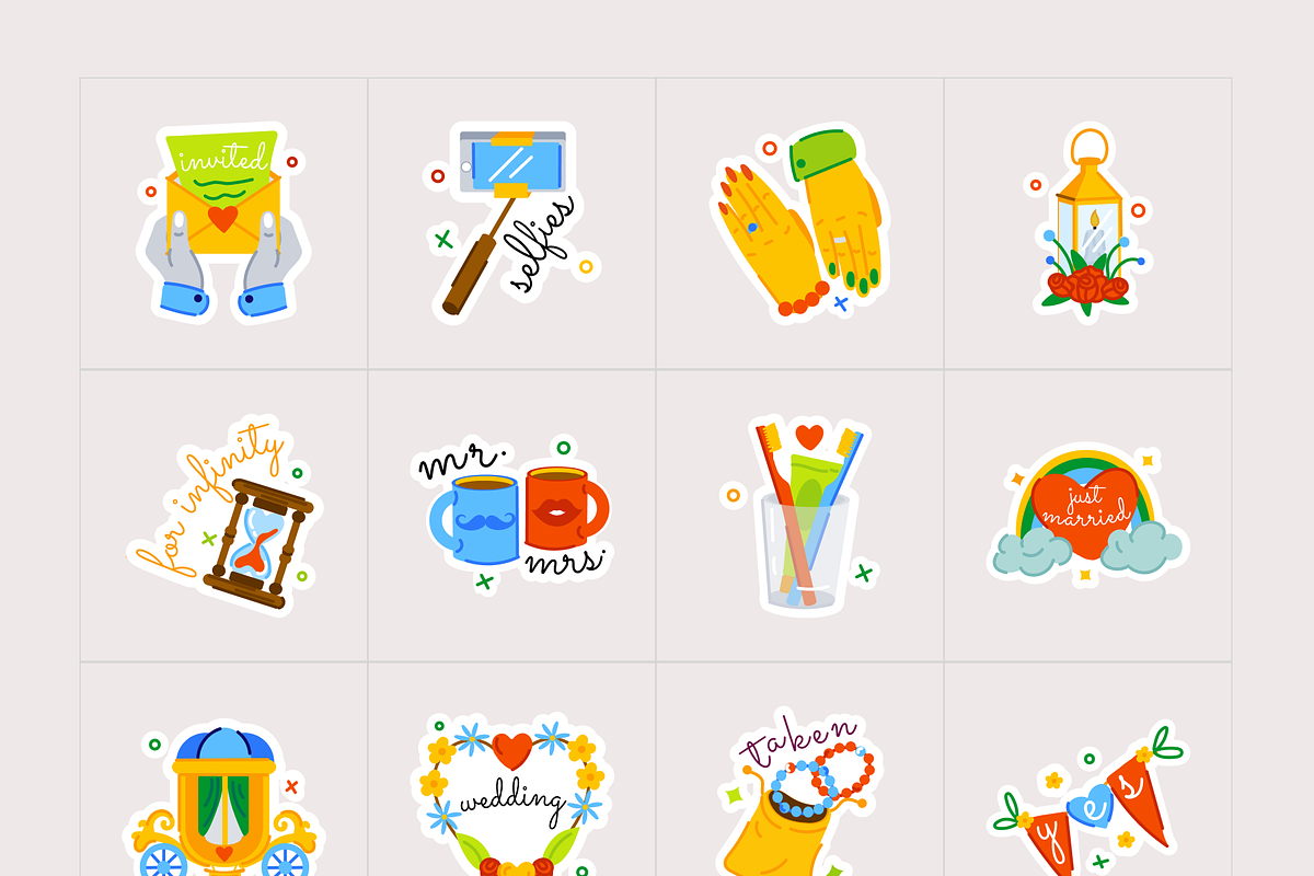 Animated Wedding Stickers, an Emoji Icon by Prosymbols (Photo 9 of 13)