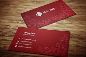 Decorative Business Card Template