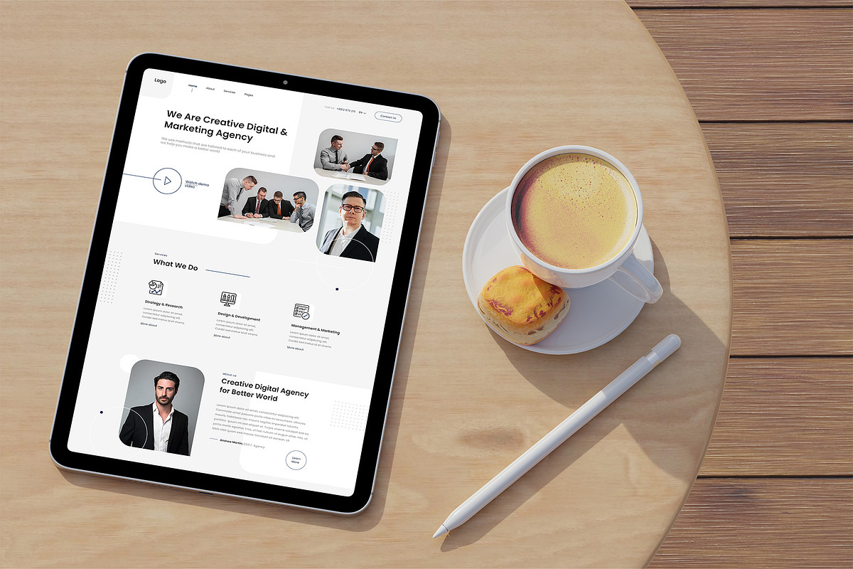 iPad Tablet Mockup Bundles, an iPad Mockup by Graphic Aesthetic (Photo 19 of 25)