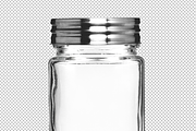 Glass Mason Jar with Metal Lid, a Packaging Mockup by Professional Assets (Thumbnail 5 of 5)