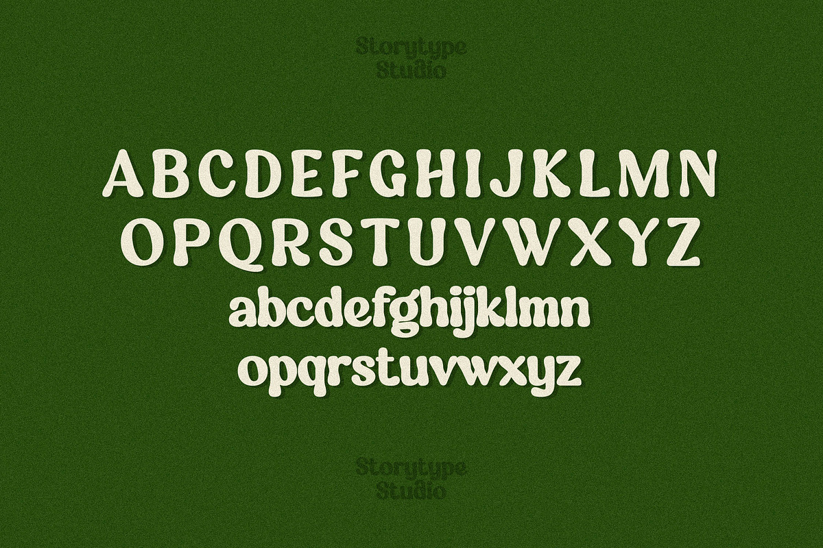 Muloka Kerash Chunky Retro Font, a Sans Serif Font by Storytype Studio (Photo 11 of 15)