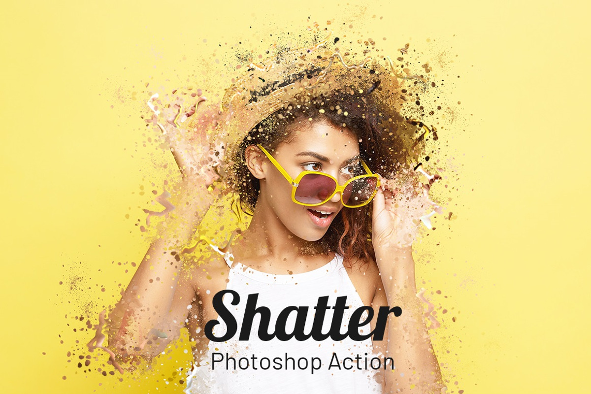 Shatter Photoshop Action, an Action Add-On by MRI STUDIO (Photo 1 of 10)