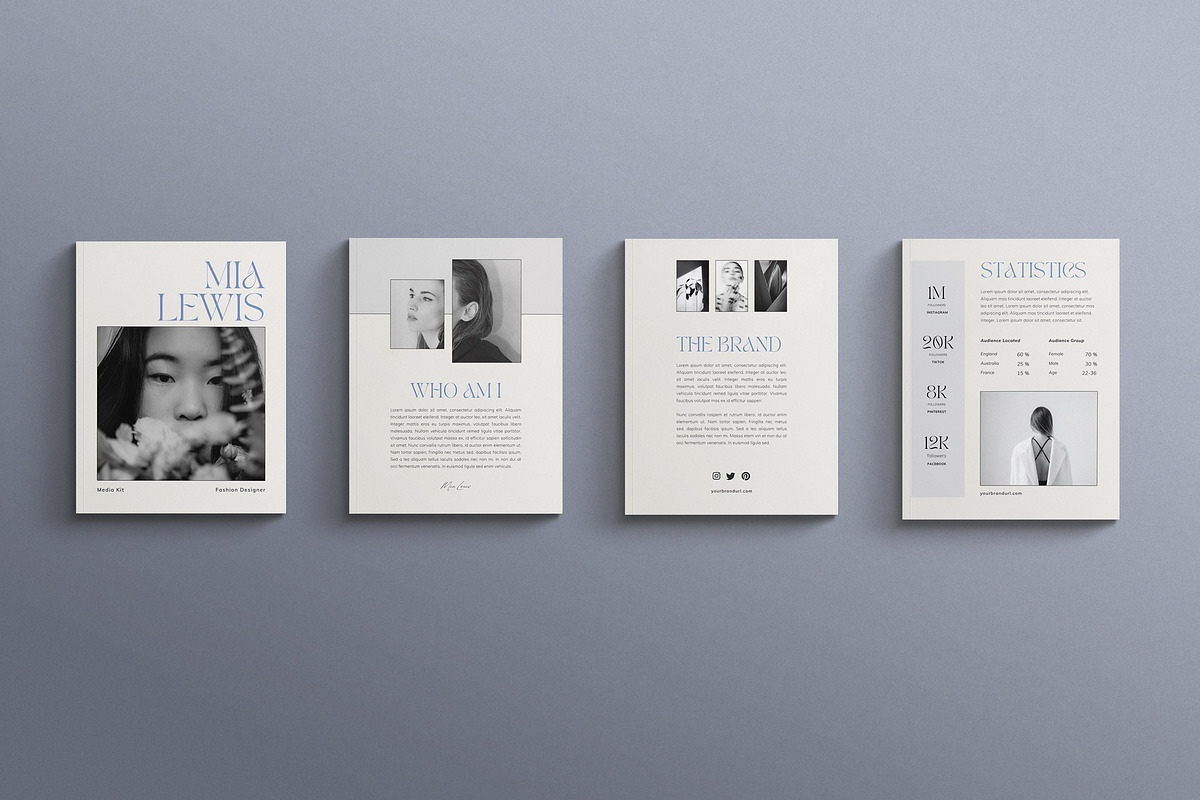 FLAWLESS | Media Kit Canva Template, a Magazine Template by Sierra Creative Studio (Photo 5 of 9)