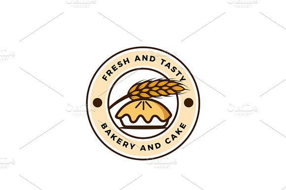 Pie Cake Shop Logo Design preview 2