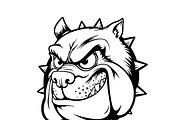 Fierce Bulldog Mascot Design, an Object Illustration by CarWrap design (Thumbnail 4 of 5)