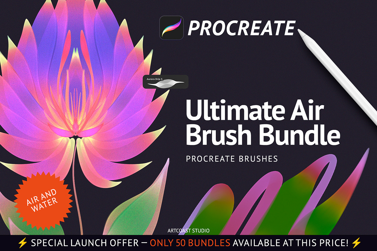 Ultimate Air Brush Bundle, a Brush Add-On by Spasibenko Art (Photo 4 of 15)
