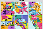 All maps of the United States, an Education Illustration by brichuas (Thumbnail 12 of 12)