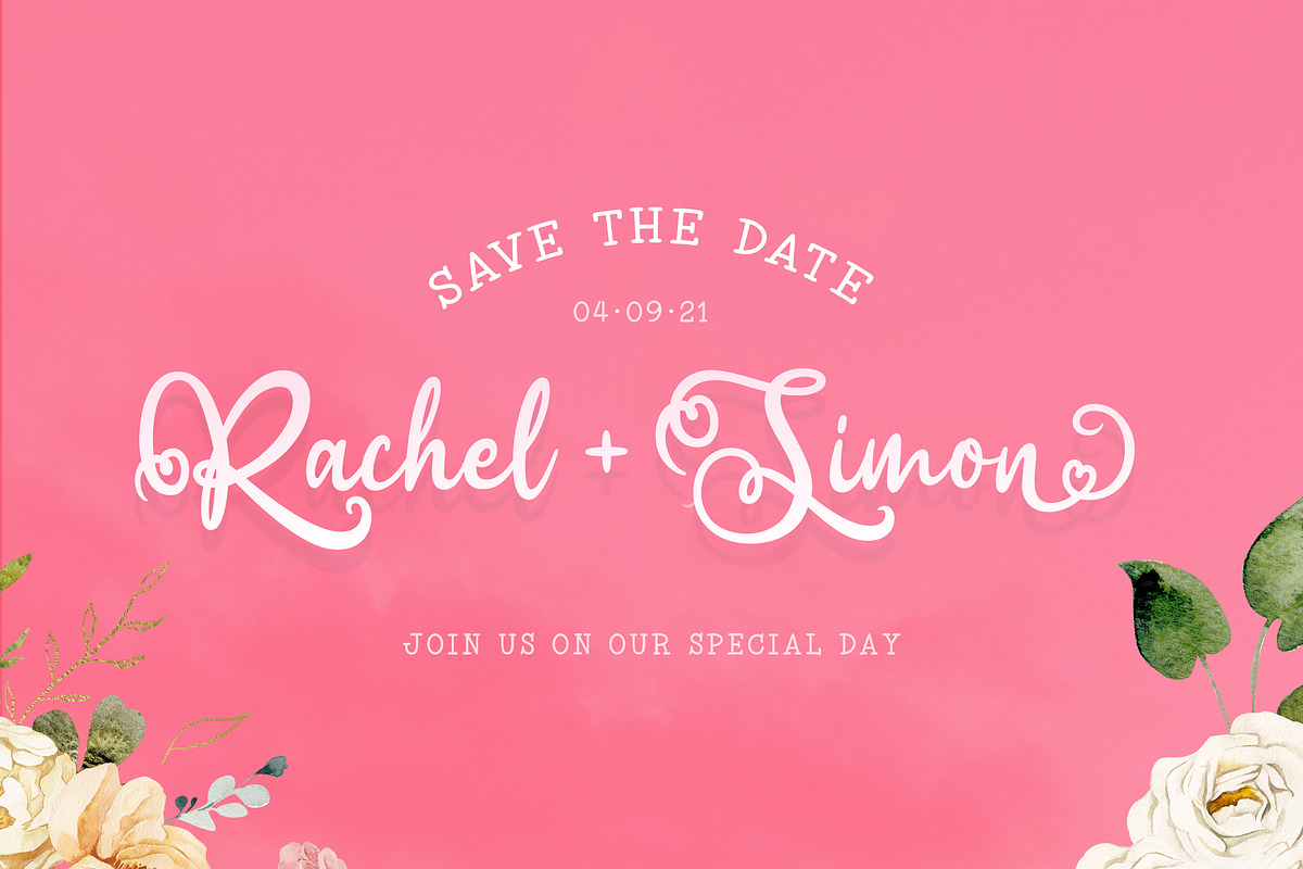 Romantic Script Font, a Script Font by Salt & Pepper Designs (Photo 4 of 8)