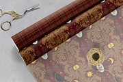 Burgundy Gothic Halloween Patterns, a Pattern Graphic by Oksana Dovhopol Art (Thumbnail 3 of 9)