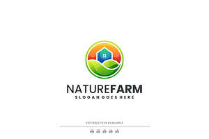 Modern Colorful Eco Farm Logo Design, a Branding & Logo Template by Artnivora.Std