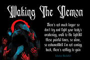 Schastur - Blackletter Typeface, a Blackletter Font by madeDeduk (Thumbnail 2 of 10)