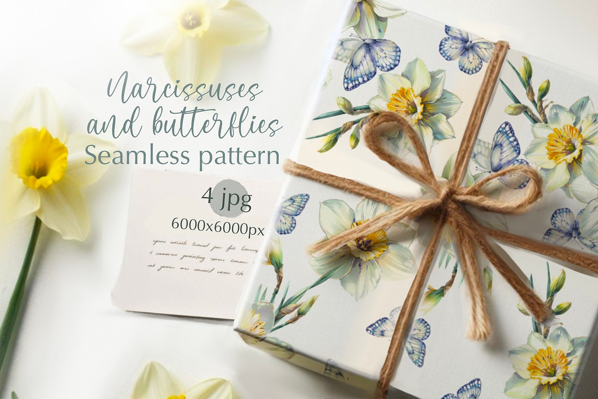 Narcissuses and Butterflies, an Illustration by Shabbypie (Photo 15 of 19)