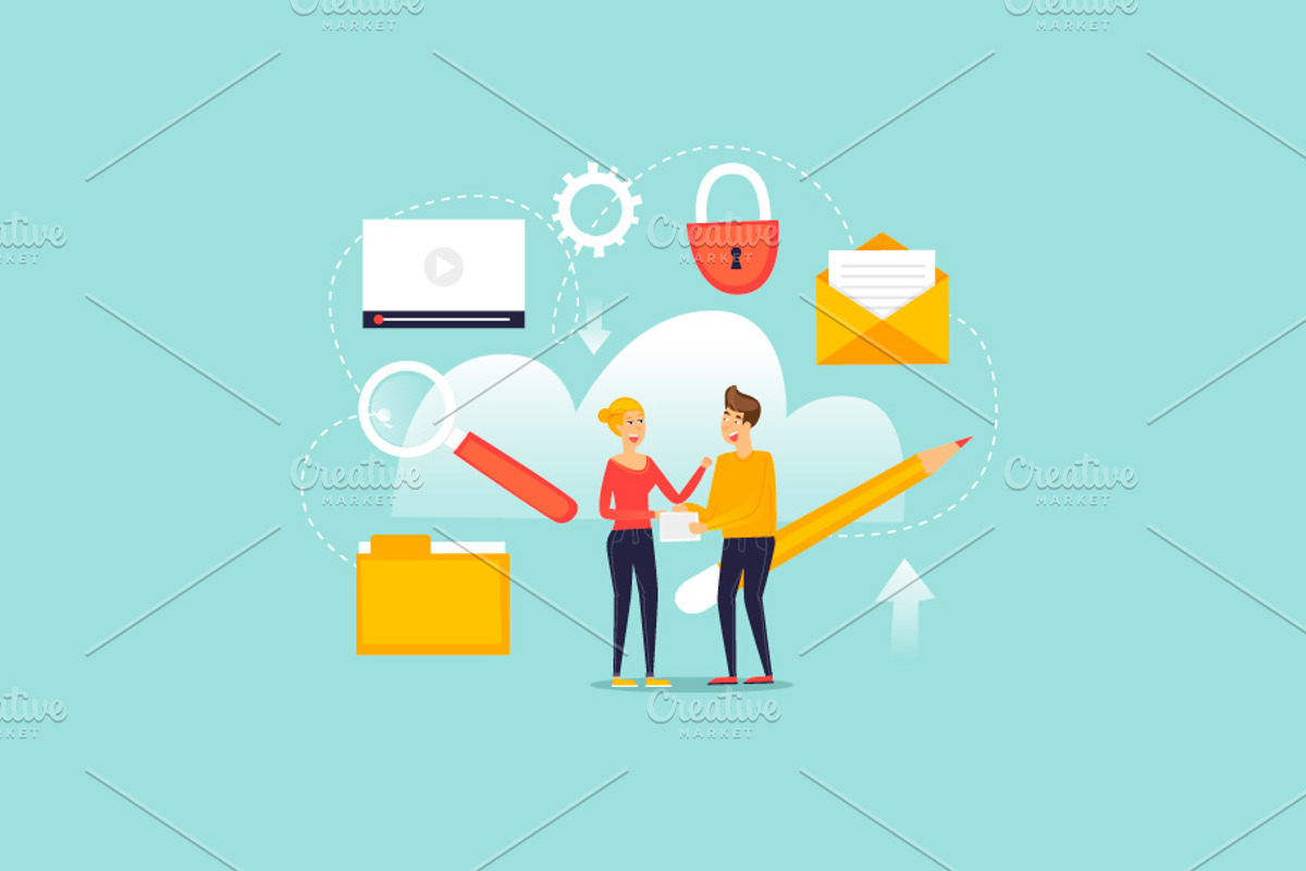 Freelance. Online Support., an Object Illustration by Podis
