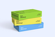 Stacked Packaging Box Mockup, an Advertising Mockup by graphypix (Thumbnail 1 of 4)
