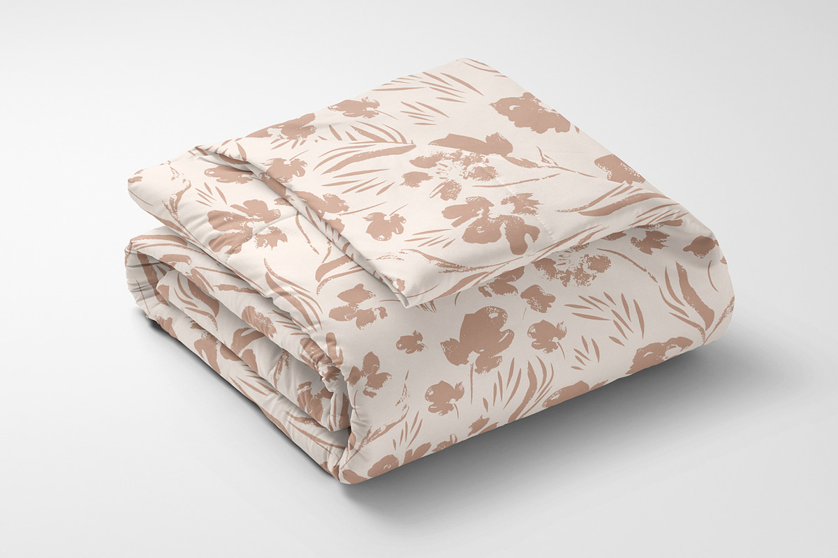 Powder Flower Prints, a Pattern Graphic by MalyskaStudio (Photo 6 of 13)