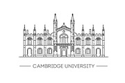 Cambridge University Illustration, an Education Illustration by Tettygreen (Thumbnail 1 of 3)