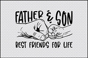 Father & Son Best Friends For Life, an Object Graphic by BeeCraftR (Thumbnail 1 of 5)