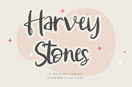 Harvey Stones - Handwriten Script fo