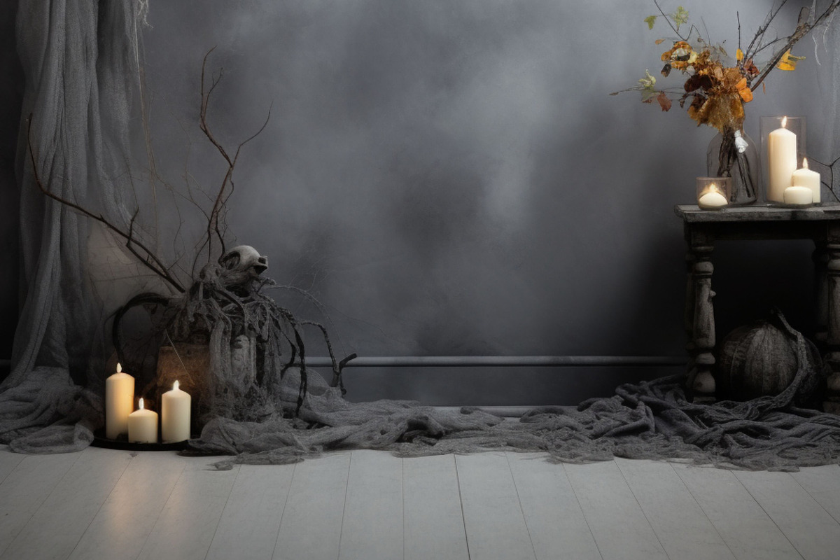 11 Gothic Halloween Backdrops, a Layer Style Add-On by NSTUDIO (Photo 4 of 7)