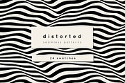 Distorted Seamless Patterns | Vol. 1, a Pattern Graphic by Curly_Pat (Thumbnail 1 of 7)