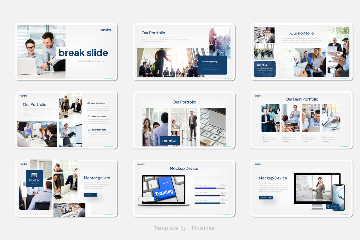 Business Training PowerPoint, a Presentation Template by Pixslides (Photo 5 of 7)