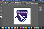 Space/Aerospace Logo Bundle, a Branding & Logo Template by ZahraQureshi (Thumbnail 2 of 5)