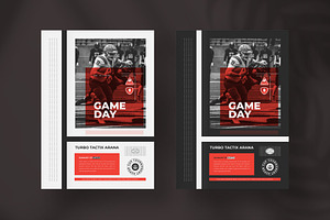 Football matchday sports flyer, a Flyer Template by Tanmoy Topu