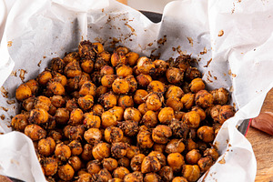 Homemade fried crispy chickpeas,, a Food & Drink Photo by Rimma