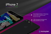 Iphone 7 Mockup Isometric Black, an iPhone Mockup by mockuptain (Thumbnail 4 of 7)