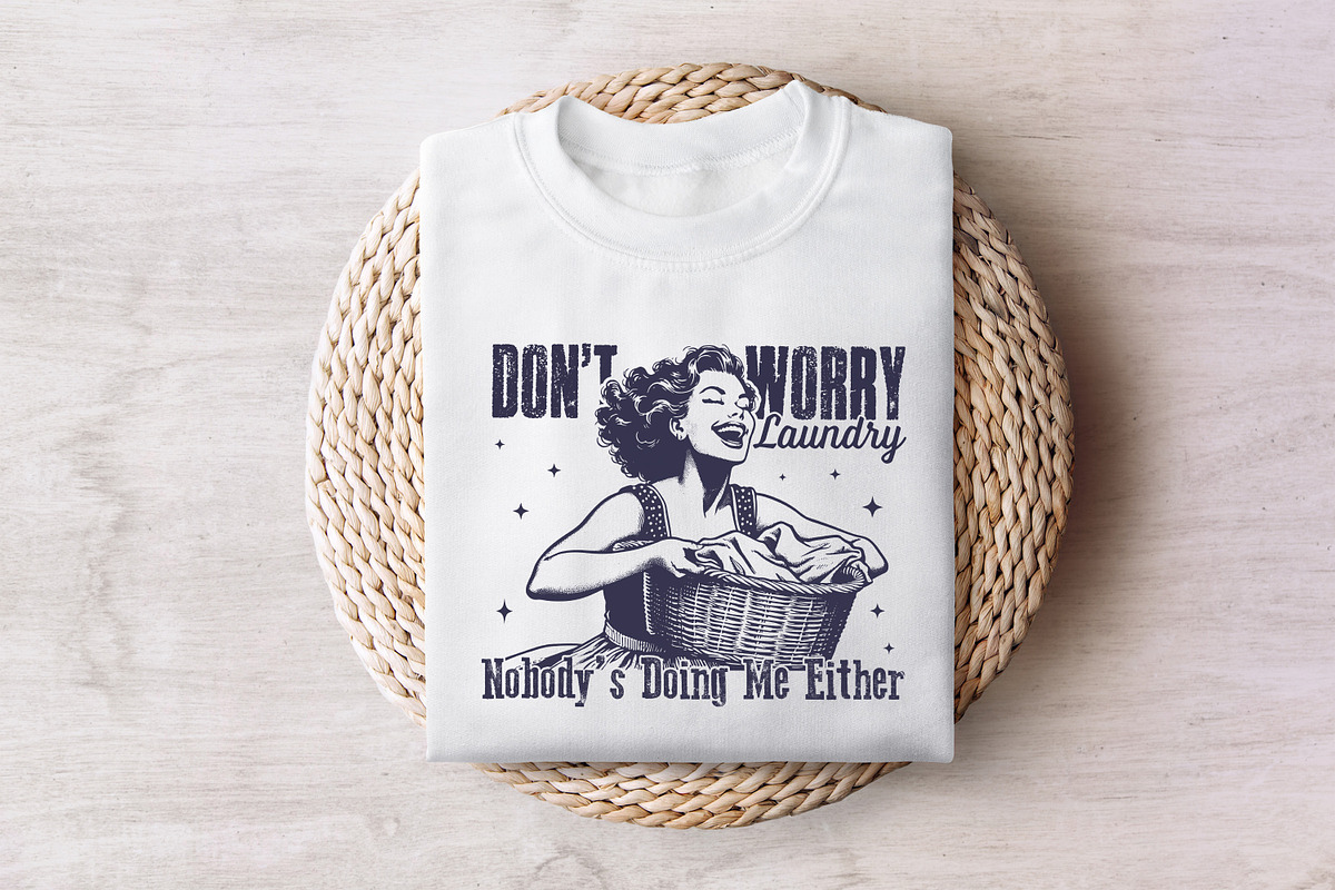 Don't Worry Laundry PNG, Funny, an Illustration by SharpMarketplace (Photo 7 of 9)
