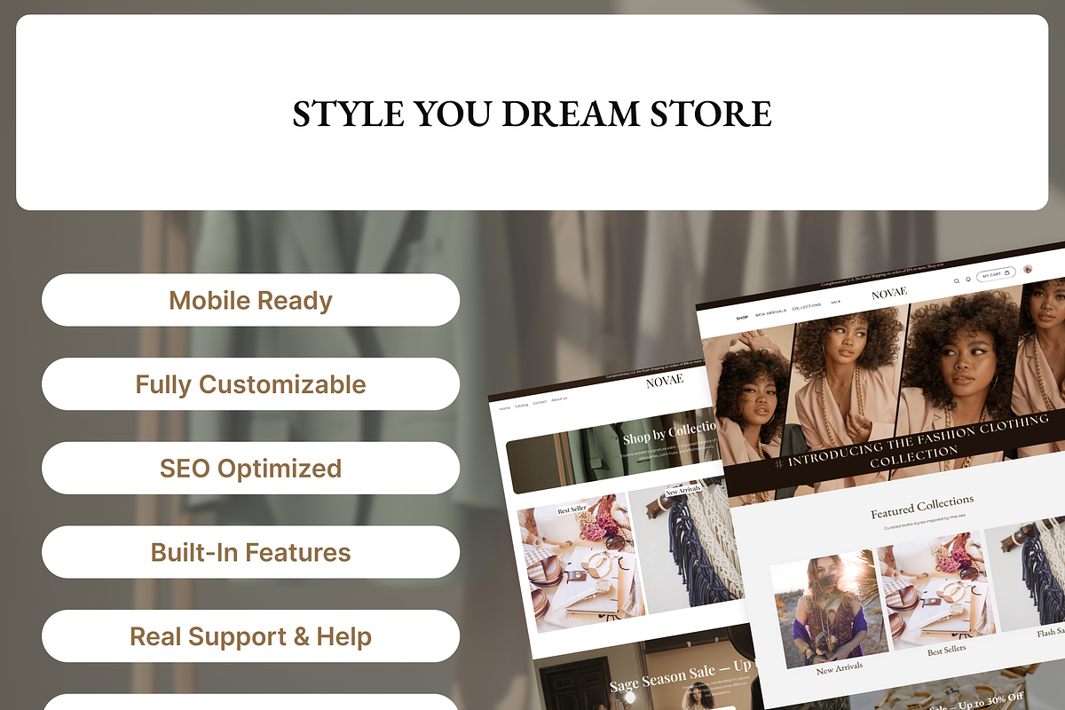 Theme Website Luxury Fashion shopify preview 8