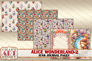 Alice Wonderland-2 Junk Journal, an Object Illustration by CraftArtStory (Thumbnail 5 of 7)