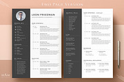 Modern Resume Template for Word, a Resume Template by MAM Design (Thumbnail 3 of 10)