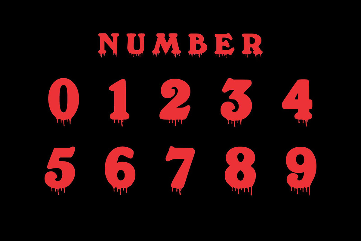 Scary Bloody, a Font by Limited.studio (Photo 5 of 5)