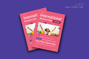 International Women's Day Flyer, a Flyer Template by Siska Arista
