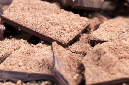 broken chocolate bar, a Photo by MyPhotos