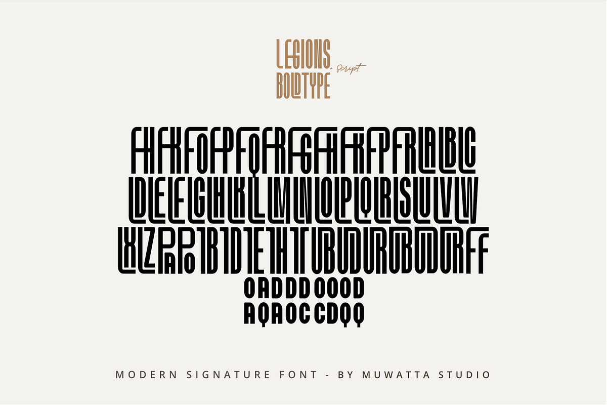 Legions Boldtype, a Sans Serif Font by Muwatta Studio (Photo 8 of 10)
