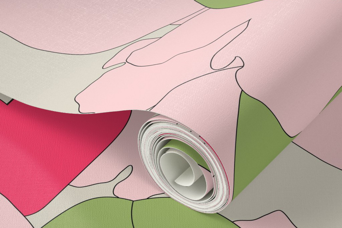 Cherries and cute pink blooms, a Pattern Graphic by Cotton Melon pattern Shop (Photo 5 of 5)