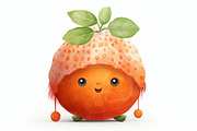Cute fruits. 65 images, a Food Illustration by Handmadefont (Thumbnail 3 of 13)