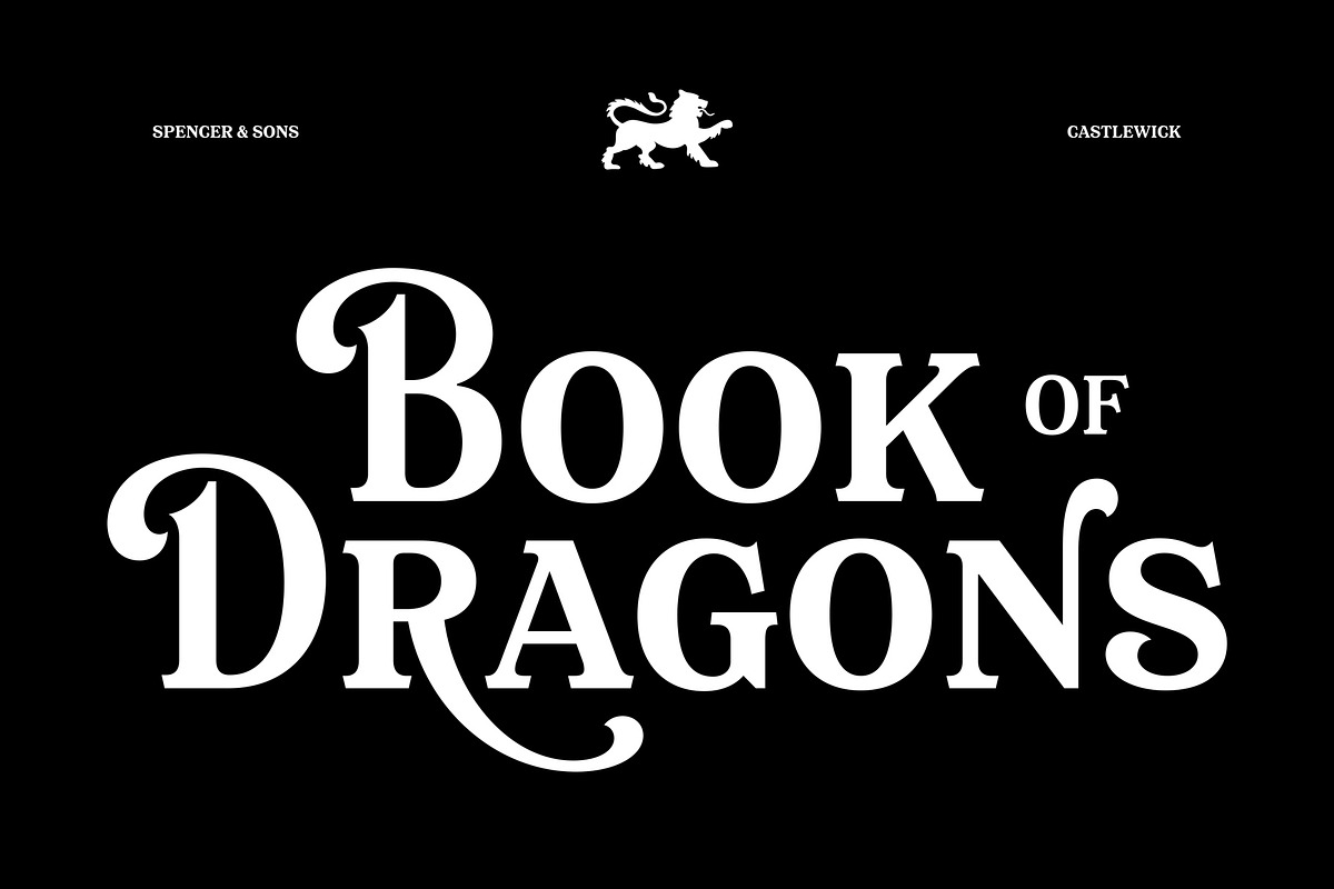 Castlewick - Old Tale Typeface, a Serif Font by Spencer & Sons Co. (Photo 3 of 8)