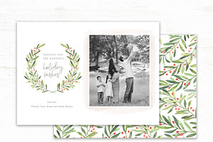 Christmas Card Template Bundle