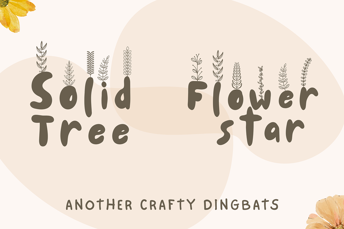 Petaline Dingbat, a Symbol Font by Dm Studio (Photo 3 of 7)