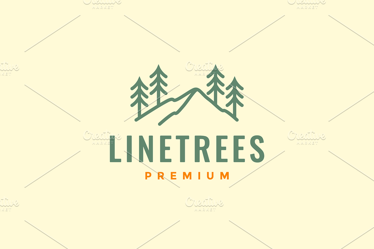 mountain explore line vintage logo, a Branding & Logo Template by devastd