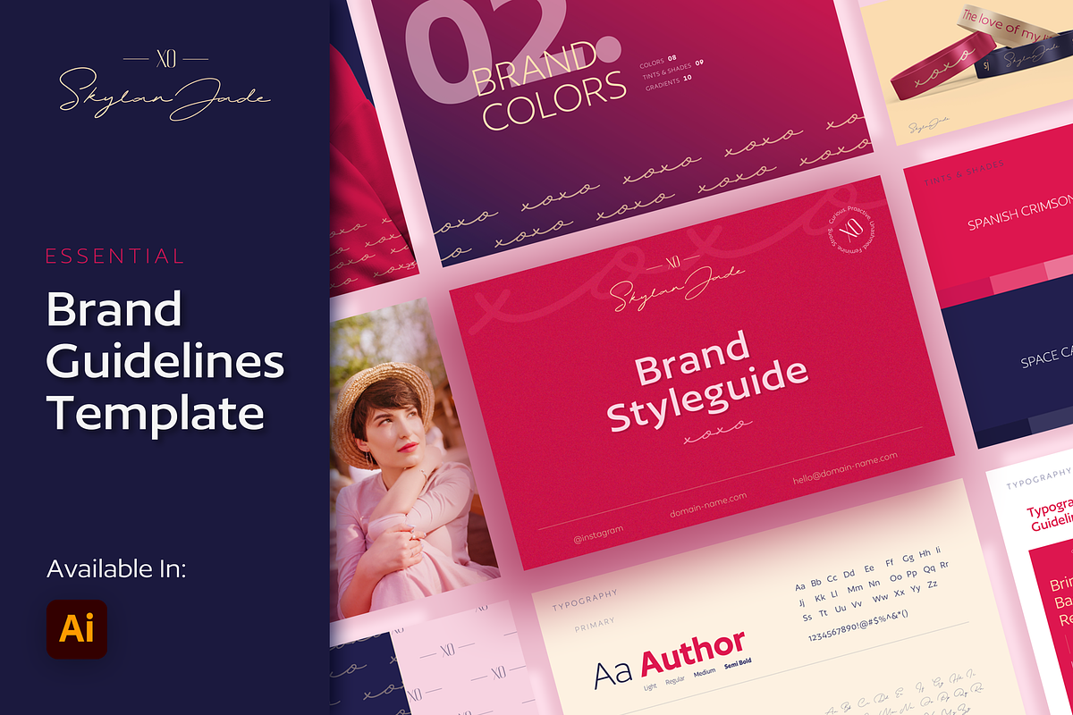 Essential Brand Styleguide Template, a Presentation Template by byalikhan (Photo 1 of 10)