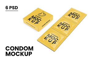 Condom Mockup